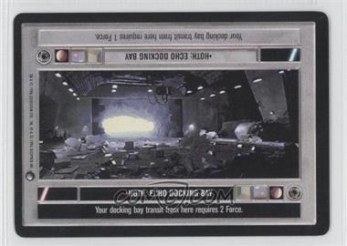 1996 Star Wars CCG: Hoth - Expansion #HEDB - Hoth: Echo Docking Bay (Dark)