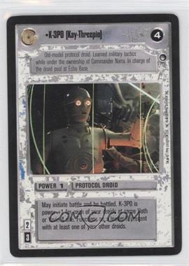 1996 Star Wars CCG: Hoth - Expansion #KTPO - K-3PO