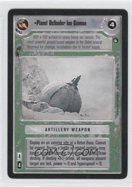 1996 Star Wars CCG: Hoth - Expansion #PDIC - Planet Defender Ion Cannon