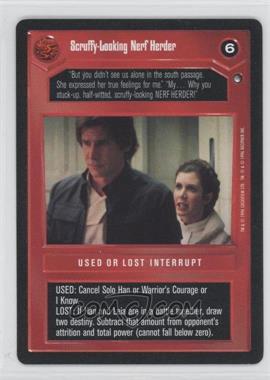 1996 Star Wars CCG: Hoth - Expansion #SLNH - Scruffy-Looking Nerf Herder