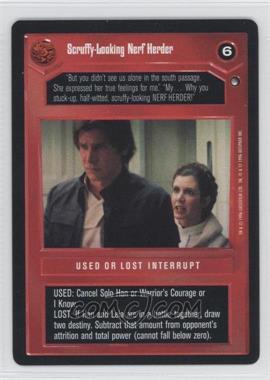 1996 Star Wars CCG: Hoth - Expansion #SLNH - Scruffy-Looking Nerf Herder