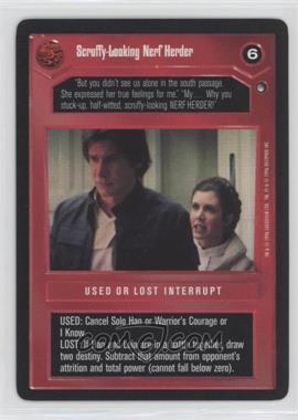 1996 Star Wars CCG: Hoth - Expansion #SLNH - Scruffy-Looking Nerf Herder