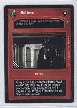 1996 Star Wars CCG: Jedi Pack - Email Offer #_DAFO - Dark Forces