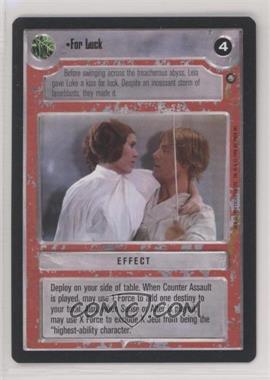 1996 Star Wars CCG: Jedi Pack - Email Offer #_FOLU - For Luck
