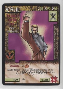 1996 Wildstorms: The Expandable Super-Hero - Collectible Card Game [Base] #_NoN - K'Rul