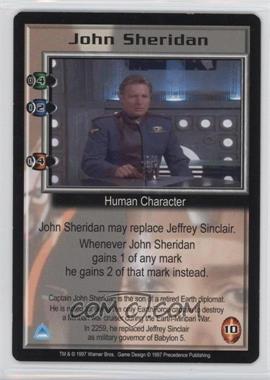 1997 Babylon 5 - Collectible Card Game - Human Fleet Expansion [Base] #_NoN - John Sheridan