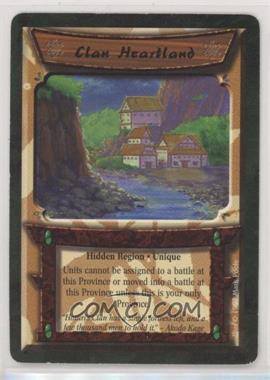 1997 Legend of the Five Rings CCG - Crimson and Jade - [Base] #CLHE - Clan Heartland