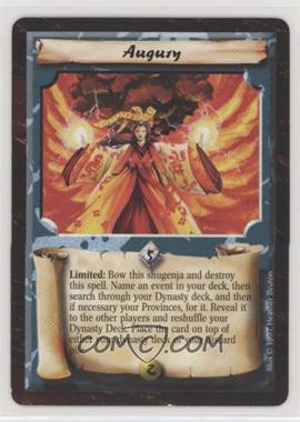 1997 Legend of the Five Rings CCG - Time of the Void - Expansion Set [Base] #AUGU - Augury