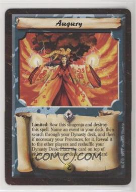 1997 Legend of the Five Rings CCG - Time of the Void - Expansion Set [Base] #AUGU - Augury