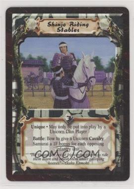 1997 Legend of the Five Rings CCG - Time of the Void - Expansion Set [Base] #SRST - Shinjo Riding Stables
