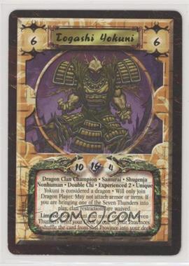 1997 Legend of the Five Rings CCG - Time of the Void - Expansion Set [Base] #TOYO - Togashi Yokuni