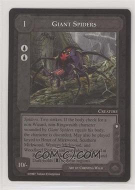 1997 Middle-earth CCG - The Lidless Eye - [Base] #_GISP - Giant Spiders