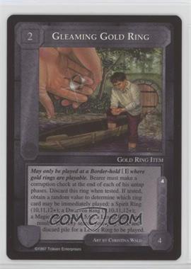 1997 Middle-earth CCG - The Lidless Eye - [Base] #GGRI - Gleaming Gold Ring