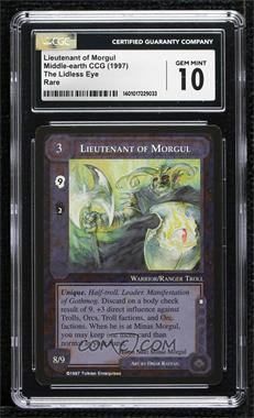 1997 Middle-earth CCG - The Lidless Eye - [Base] #LOMO - Lieutenant of Morgul [CGC 10 Gem Mint]