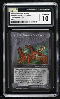 1997 Middle-earth CCG - The Lidless Eye - [Base] #NNOR - No News of Our Riding [CGC 10 Gem Mint]