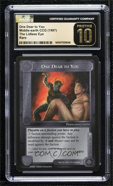 1997 Middle-earth CCG - The Lidless Eye - [Base] #ODYO - One Dear to You [CGC 10 Pristine]
