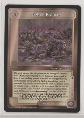 1997 Middle-earth Collectible Card Game - Against the Shadow - Expansion Set [Base] #TORA - Tower Raided