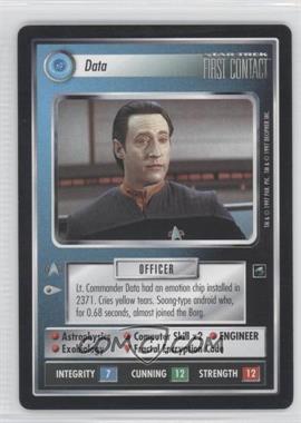 1997 Star Trek CCG: First Contact - [Base] #_DATA - Data