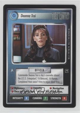 1997 Star Trek CCG: First Contact - [Base] #_DETR - Deanna Troi