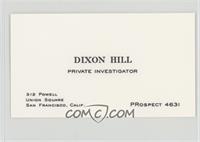 Dixon Hill Business Card