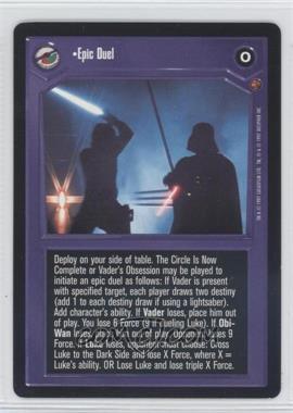 1997 Star Wars CCG: Cloud City - Expansion #_EPDU - Epic Duel