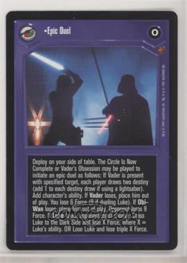 1997 Star Wars CCG: Cloud City - Expansion #_EPDU - Epic Duel