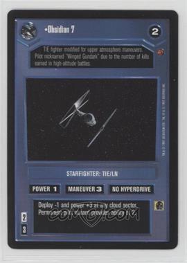 1997 Star Wars CCG: Cloud City - Expansion #_OBSI - Obsidian 7