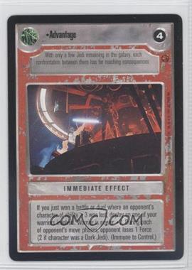 1997 Star Wars CCG: Cloud City - Expansion #ADVA - Advantage