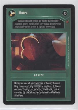 1997 Star Wars CCG: Cloud City - Expansion #BIND - Binders