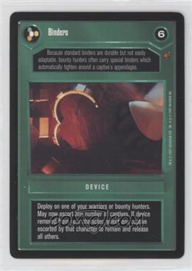 1997 Star Wars CCG: Cloud City - Expansion #BIND - Binders