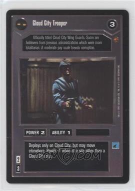 1997 Star Wars CCG: Cloud City - Expansion #CCTR - Cloud City Trooper (Dark)