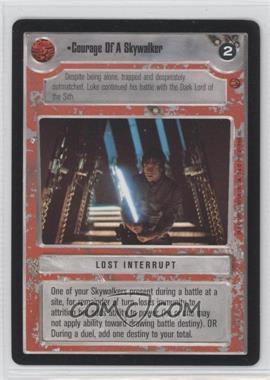 1997 Star Wars CCG: Cloud City - Expansion #COSK - Courage of A Skywalker