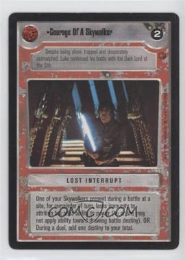 1997 Star Wars CCG: Cloud City - Expansion #COSK - Courage of A Skywalker