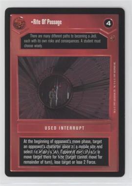 1997 Star Wars CCG: Cloud City - Expansion #RIPA - Rite of Passage