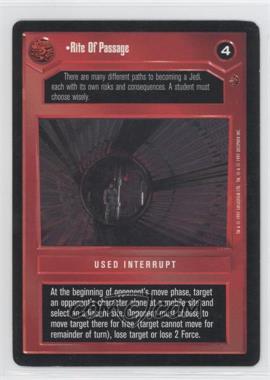 1997 Star Wars CCG: Cloud City - Expansion #RIPA - Rite of Passage