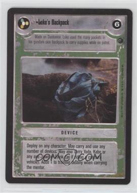 1997 Star Wars CCG: Dagobah - Expansion #_LUBA - Luke's Backpack