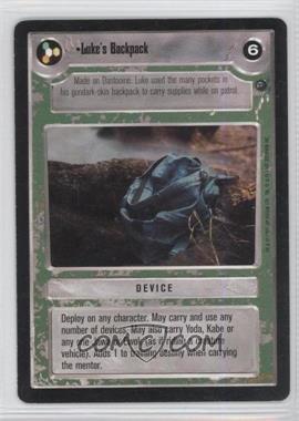 1997 Star Wars CCG: Dagobah - Expansion #_LUBA - Luke's Backpack