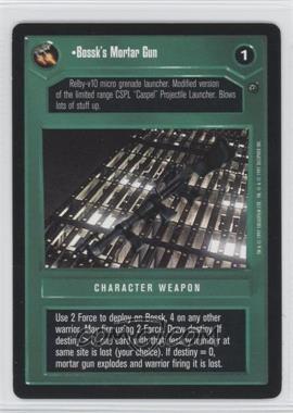 1997 Star Wars CCG: Dagobah - Expansion #BMGU - Bossk's Mortar Gun