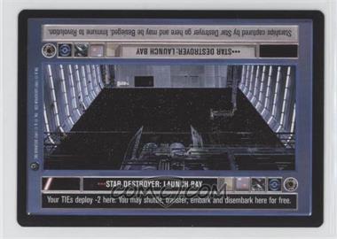 1997 Star Wars CCG: Dagobah - Expansion #SDLB - Star Destroyer: Launch Bay