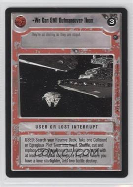 1997 Star Wars CCG: Dagobah - Expansion #WCSO - We Can Still Outmaneuver Them