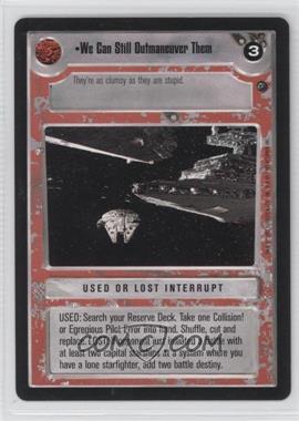 1997 Star Wars CCG: Dagobah - Expansion #WCSO - We Can Still Outmaneuver Them