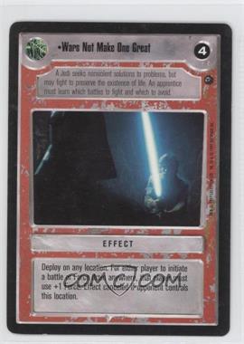 1997 Star Wars CCG: Dagobah - Expansion #WNMO - Wars Not Make One Great