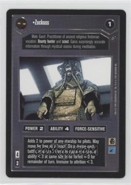 1997 Star Wars CCG: Dagobah - Expansion #ZUCK - Zuckuss