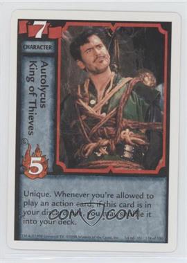 1998 Hercules - The Legendary Journeys - Trading Card Game - 1st Edition #174 - 1998 GenCon Game Fair - Autolycus King of Thieves