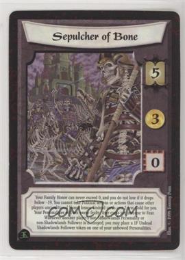 1998 Legend of the Five Rings CCG - "Jade" Promos #SEBO - Sepulcher of Bone