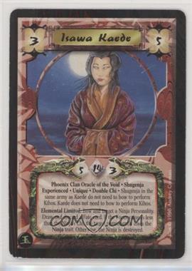 1998 Legend of the Five Rings CCG - The Dark Journey Home - [Base] #_ISKA - Isawa Kaede