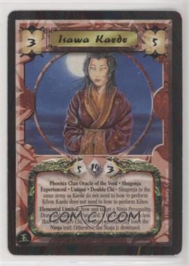 1998 Legend of the Five Rings CCG - The Dark Journey Home - [Base] #_ISKA - Isawa Kaede