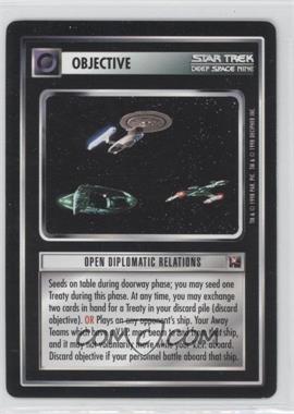 1998 Star Trek CCG: - Official Tournament Sealed Deck [Base] #_NoN - Open Diplomatic Relations