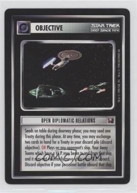 1998 Star Trek CCG: - Official Tournament Sealed Deck [Base] #_NoN - Open Diplomatic Relations