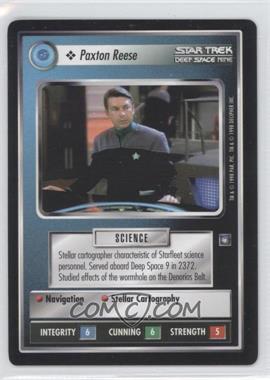 1998 Star Trek CCG: Deep Space 9 - [Base] #_PARE - Paxton Reese